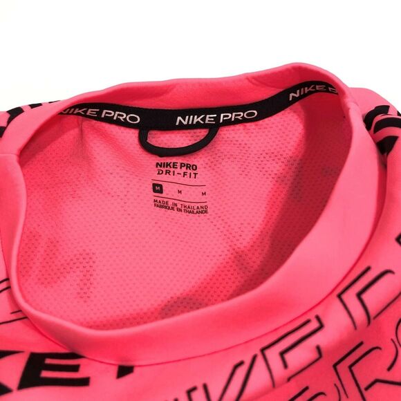 NWOT Nike Pro Dri Fit Pink Loose Fit Sweatshirt Pullover Top Training Womens M - Picture 6 of 8